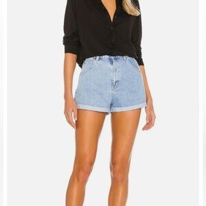 Rolla’s - Dusters Light Blue Cuff Shorts